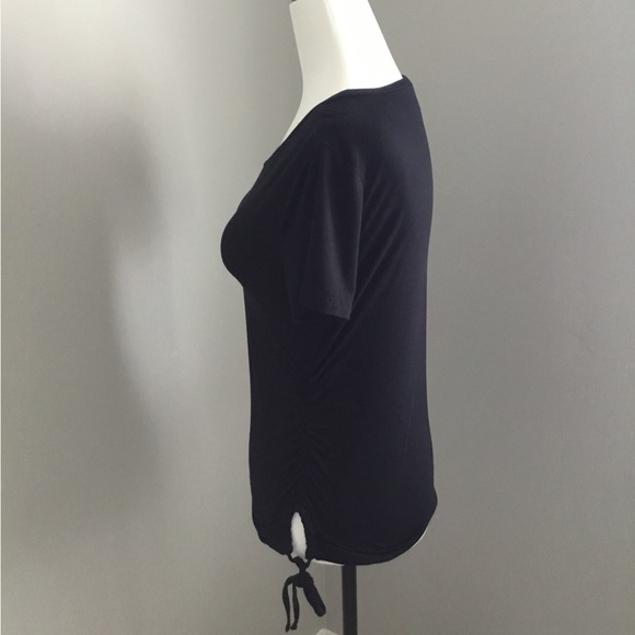 Halogen Shirred T-shirt, Size S - Picture 2 of 6